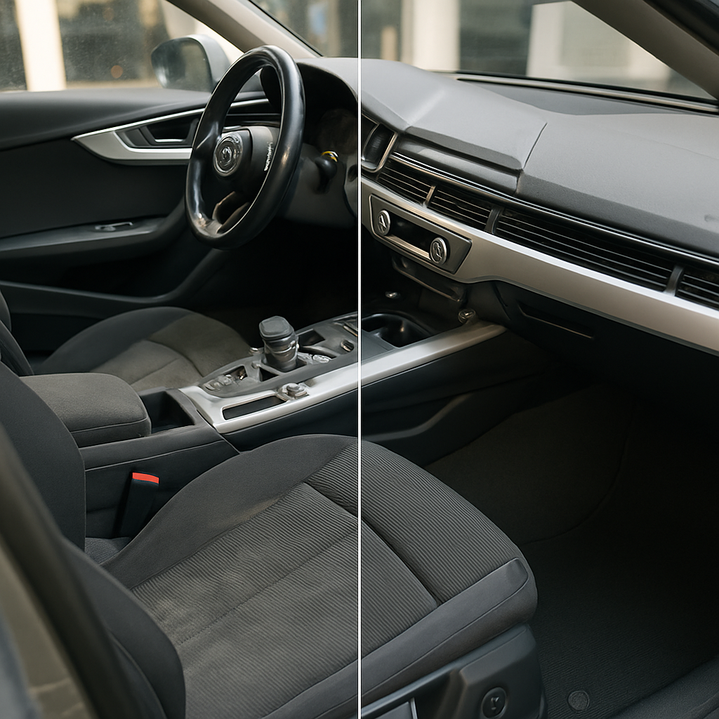 До/После тонировки задних стёкол