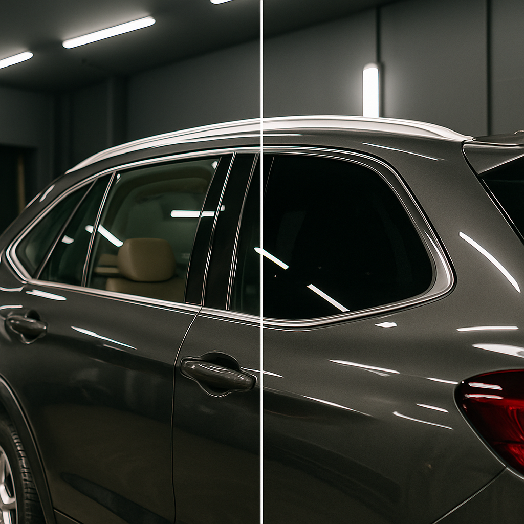 До/После детейлинга салона